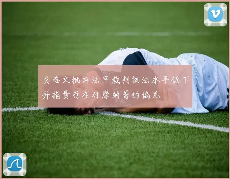 戈洛文批评法甲裁判执法水平低下并指责存在对摩纳哥的偏见